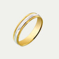 Alianza De Boda Oro 9k Bicolor MOD283